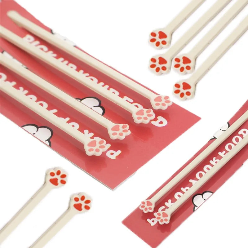 New Cat Paw Chopsticks For Baby Kids Beginners With Strong Practicality Fixture Non-Slip Baby Eating Helper Dishe Dinner Kitchen